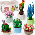 thumbnail image 1 of Building Blocks serie OundArm Succulents Blind Box Box, 2 unidades, 1 of 6