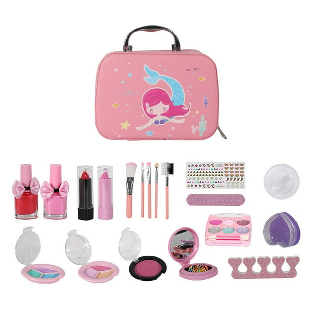 Kit de maquillaje para niñas Real Kids Make Up Set Cosméticos para niños yeacher Kit de maquillaje