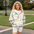 thumbnail image 7 of Bovemsi Sweatshirt for Women Fashion Spring Autumn Casual Long Sleeve Hoodies Sweatshirts Top Zip Up Hoodie, 7 of 7