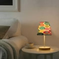 thumbnail image 6 of Circle Graffiti Desk Lamp LED Table Nightstand Lamps with 3 Color Temperatures for Home Bedroom Living Room Decor 6x11, 6 of 8