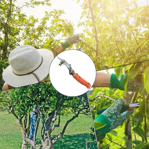 Tree Bark Ring Cutter Adjustable Garden Tree Branches Cutter Trimming Tool Bark Girdling Cutter for Pruning Bark,A