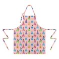 thumbnail image 2 of Colorful Princess Pattern Apron-Garden Aprons for Women with Pockets-Cotton Linen Waterproof Kitchen Cooking Gardening Aprons Adjustable for Kitchen,Cooking,BBQ and Salon 33x27 Inch, 2 of 7