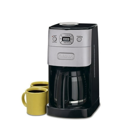 Cuisinart Grind-and-Brew 12-Cup Automatic Coffeemaker, Features a 12 Cup Glass Carafe with Pause and Brew Feature and Adjustable Shutoff, Includes Gold Tone Charcoal Water (Best Carafe Water Filter 2019)