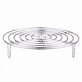 thumbnail image 5 of Premium 304 Stainless Steel Steamer Rack for Electric Rice Cookers - Large 27.5CM Round Steaming Grid with Stable 3-Leg Stand, Ideal for Dim Sum, Eggs, and Vegetables - Rustproof, Even Heat, 5 of 5