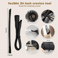 thumbnail image 4 of 12Pcs Universal Vacuum Attachments Kits Vacuum Cleaner Accessory Set Wet Dry Plastic Hose Adapter Easy to Install, 4 of 6
