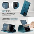 thumbnail image 6 of Magnetic 2 in 1 Magsafe Detachable Wallet Case for Samsung Galaxy S20 Plus with Card Holder Women Men, Retro PU Leather【RFID Blocking】Kickstand Shockproof Cover, 6 of 14