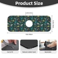 thumbnail image 2 of Sikiie Christmas Dinosaur colorful Splash Guard for Sink Faucet-1 PC Super Absorbent Fast Drying Mat Sink Gadgets-Splash Guard for Kitchen, Sink Mat, 2 of 7
