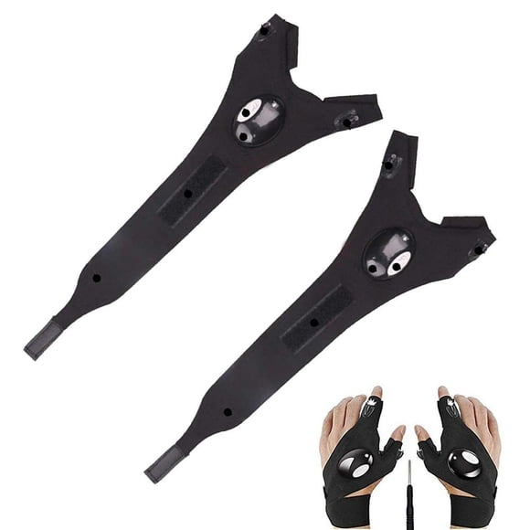 Night Fishing Gloves Night Fishing LED Flashlight Gloves Outdoor Torch Cover For Night Fishing Camping Hiking Working Repairing In Darkness Place diplomatic