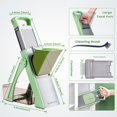 thumbnail image 4 of Cortadora de mandolina SupMakin Upgrade Safe para cocina, color verde, 4 of 6