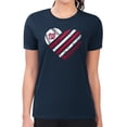 thumbnail image 4 of Women's G-III 4Her by Carl Banks  Navy Washington Nationals Super-Slim Fit Lightweight Heart Graphic T-Shirt, 4 of 5
