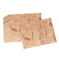 thumbnail image 2 of Láminas de papel para alimentos Papel para envolver sándwiches resistente a la grasa Revestimientos multiusos para cestas de alimentos Envoltura de 20 patrones de periódico, 2 of 9