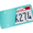 Aqua Blue, variant on RightCar Silicone License Plate Frames | The Original Premium Grade Silicone Car Plate Frame | Rust Proof, Rattle Proof, Weather Proof | License plate frame | License Plate Holder (Black)