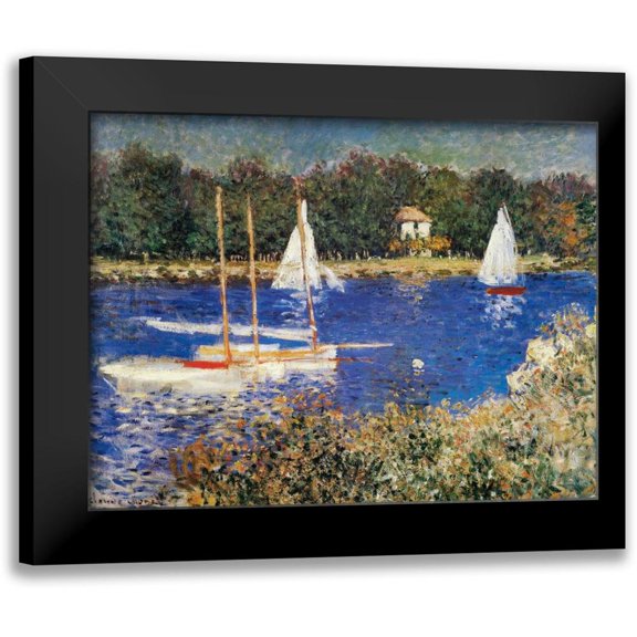 Monet, Claude 14x12 Black Modern Framed Museum Art Print Titled - The Bassin At Argenteuil