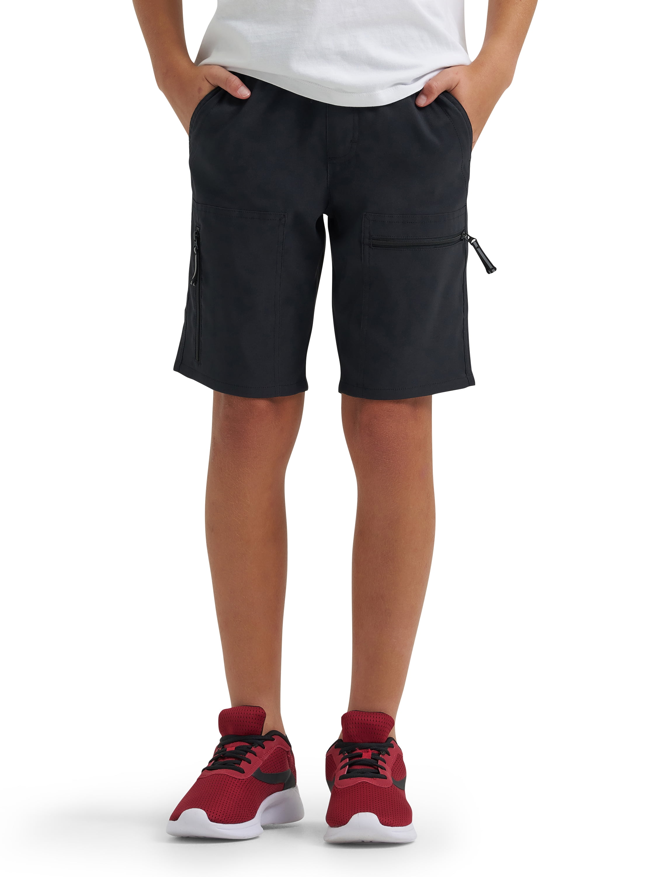 Wrangler® Boy's Tech Cargo Shorts with Screen Cleaner, Sizes XS-2XL & Husky