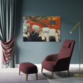 thumbnail image 4 of Paul Gauguin Prints Vision After The Sermon Canvas Wall Art Poster Home Decor Poster Wall Art Hanging Picture Print Bedroom Decorative Painting Posters Room Aesthetic 24x36inch(60x90cm), 4 of 6