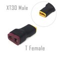 thumbnail image 2 of Adaptador Conector de enchufe de plástico enchufe en T chapado en oro a XT30 para RC coche avión helicóptero Sywqhk libre de BPA, 2 of 8