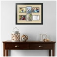 thumbnail image 2 of ArtToFrames Collage Photo Picture Frame with 6 - 3.5x5 Openings, Framed in Black with Seaside and Black Mats (CDM-3926-167), 2 of 8
