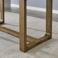 thumbnail image 4 of Roundhill Furniture Parker Dining Table, Trestle Base, Light Oak, 4 of 9