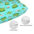 thumbnail image 3 of KLL Frogs And Aquatic Plants Pillow Covers Envelope Closure,Super Soft and Cozy Fuzzy Fleece Pillow Case Cover 20"x30", 3 of 5