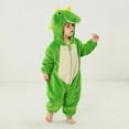 thumbnail image 5 of ATAIKU Baby Animal Dinosaur Onesie Flannel Hooded Romper for Infant Winter Playsuit Jumpsuit for Boys and Girls Toddler Overall Outfit, 5 of 9