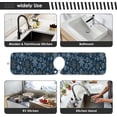 thumbnail image 6 of Coolnut 2 Pack Faucet Dry Mat for Kitchen Sink,Christmas Geometric Snowflakes 30x5 Inch Faucet Drying Mat Absorbent Mat Fast Dry Mat for Kitchen, Bathroom, 6 of 7