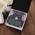 thumbnail image 3 of To My Daughter Necklace Gift From Mom, Daughter , Gifts to Daughter, Daughter Necklace, Daughter Birthday Jewelry - Love Knot Necklace - Message Card & Gift Box, 3 of 5