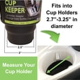 Gadjit Cup Keeper PLUS Car Cup Holder Adapter Expander with Storage ...