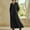 *Black, variant on ClodeEU Women's Long Sleeve Lapel Collar Dress with Pockets ,Loose Fit Casual Midi Dress Khaki,Womens Plus XXL
