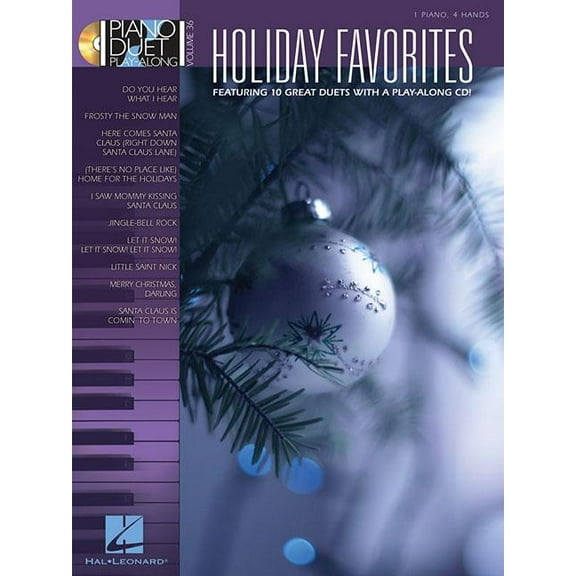 Holiday Favorites: Piano Duet Play-Along Volume 36