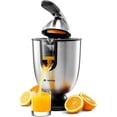thumbnail image 1 of Eurolux Premium Electric Orange Juicer | Stainless Steel Citrus Squeezer With New Ultra-Powerful Motor and Soft Grip Handle for Effortless Juicing, Auto Shutoff, Dishwasher-safe Parts, Pulp Control, 1 of 5