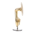 thumbnail image 1 of BRIGHTFUFU 1Set Simulated Sousaphone Model Golden Copper Desktop Ornament Creative Musical Decor, 1 of 6