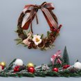thumbnail image 4 of 12 Inch Round Wreath for Front Door Wall Hanging Ornaments Christmas Wreaths Window Decorations Artificial Vines for Home Decor Indoor Home Wall Wedding Room Decor, 4 of 6