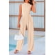 thumbnail image 3 of Mono Enterizo PRETTYGARDEN sin Mangas Pierna Ancha M Beige, 3 of 8