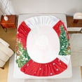 thumbnail image 5 of Homewish Cartoon Christmas Snowman Twin Sheet Sets,Merry Xmas Twin Fitted Sheet,Red White Flat Sheet For Girl Boys Kids,Super Cozy Room Decor,3pcs, 5 of 7