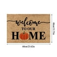 thumbnail image 3 of JUNWELL WTN 1 Pcs Autumn Welcome Door Mat Pumpkin Floor Mat Fall Seasonal Thanksgiving Halloween Indoor Outdoor Entrance Mat Fall Decor Mat Halloween Floor Mat, 3 of 5