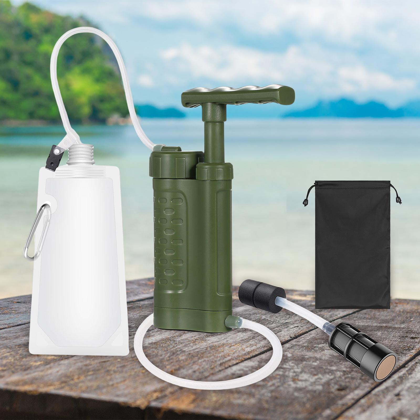 Axioma 1,200ml/Min Water Purifier Pump Emergency Survival Gear Water Purification Water Green