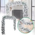thumbnail image 2 of Christmas Garland 106inch Artificial Snow Flocked Christmas Decorations Christmas Decor Garland Realistic DIY-Friendly Flexible PVC Garland for Mantel, Front Door, Window, 2 of 7
