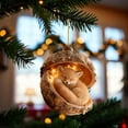 thumbnail image 1 of Adornos Navideños Acrílicos Colgantes de 8 Cm | Adornos Duraderos para Árbol de Navidad | Aro Ligero para Colgar | Decoración Festiva para El Hogar | Colgante Navideño Multiusos para Árbol y Decoraci, 1 of 6