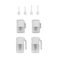 thumbnail image 1 of Frascos de vidrio Miniaturas Casa de muñecas Accesorios de cocina Frascos de resina Jarra de aceite Botella de condimento para decoración de casa de muñecas Juego de cocina de juego Blanco CUTICAT Mini botellas de condimento, 1 of 8