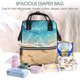 thumbnail image 5 of Fotbe Tropical Beach With Starfish Mochila Maternidad - Lona de Sarga Impermeable, Mochila de Pañales de Gran Capacidad con Múltiples Bolsillos y Correas Ajustables, 5 of 6