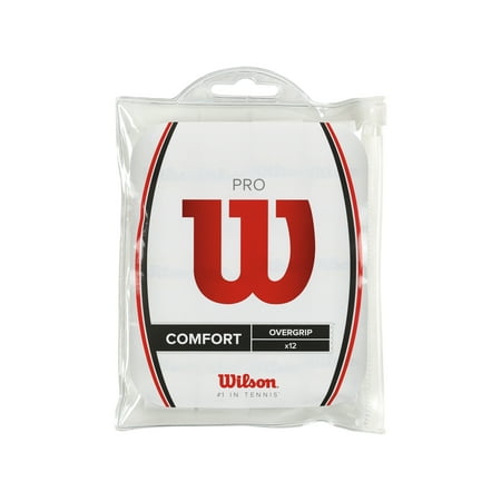 UPC: 0887768146757 | Wilson Pro Tennis Racket Overgrip White – 12 Pack