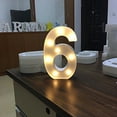thumbnail image 2 of Led Light Up Number & Alphabet Decoration Sign, Stand With Led Lights For Party Wedding Festival Events, 14+ Teens S Custom Digit Selection To Enhance Ambiance, 2 of 3
