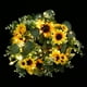 thumbnail image 2 of EeaseMX 1 guirnalda luminosa de girasol para puerta, decorativa, color amarillo, 2 of 8