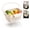 White, variant on Hanging sink drain basket for kitchen, No-Drill Foldable Design Saves Sink Space with Fast Drainage for Food Scraps, Sponge Storage, Fruit Rinsing and Kitchen Use