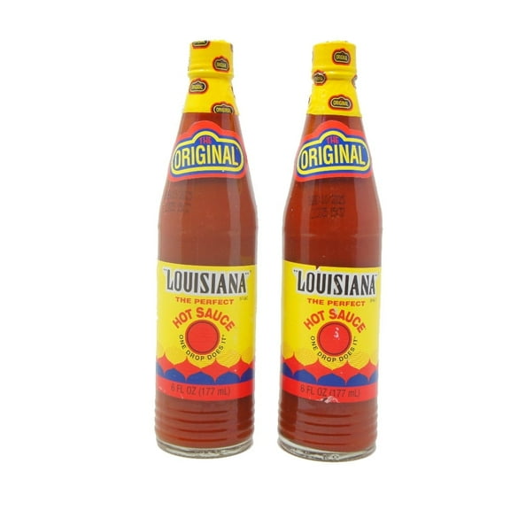 ( 2 Pack ) Louisiana The Original “Louisiana” Brand Hot Sauce, 6 Fl Oz