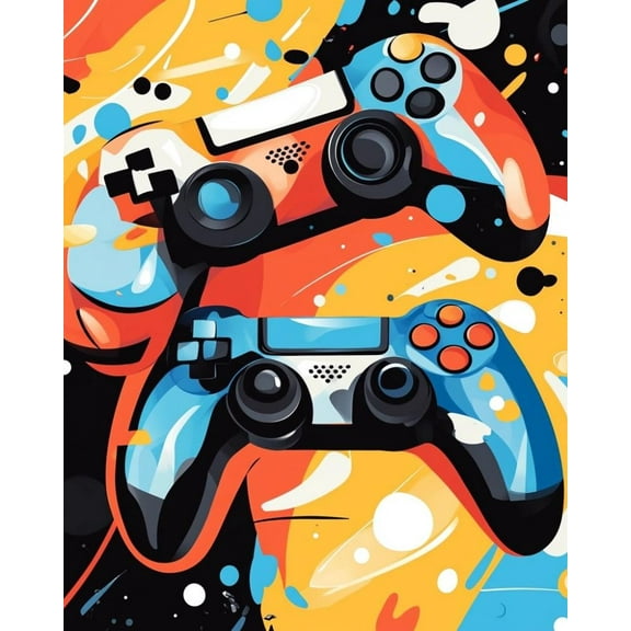 Paint by Numbers for Adults Kids Beginner Game Color Festival DIY Acrylic Painting by Numbers Kits with Brushes Acrylic Pigment Home Decoration Gifts 16 x 20 inch