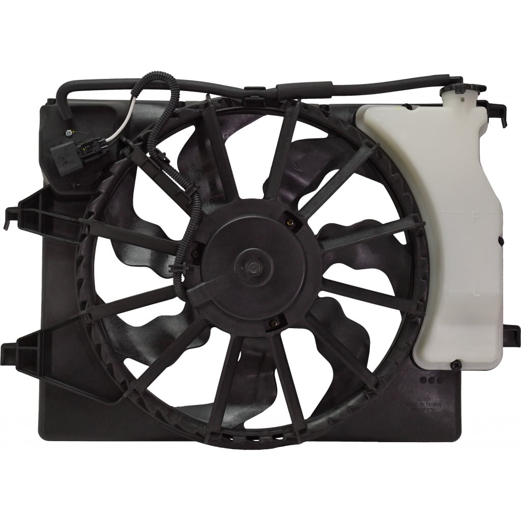 For Kia Rio 2018 2019 2020 Dual Radiator And Condenser Fan Assembly | One Blade | Replacement For HY3115161 | 25380H9050