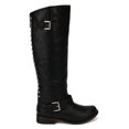 thumbnail image 2 of Breckelle Tenesee-16 Leatherette Studded Buckle Riding Knee High Boot, 2 of 6
