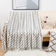 thumbnail image 2 of Anti-Static Fuzzy Soft Blanket Microfiber Solid Color Quilt Lightweight Comforter Summer Quilt Soft Bedspread for 18x18 18x18 Twin 18x18 Size Bed Washable Quilts Quilted Blanket for All Season, 2 of 8
