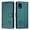 Green, variant on Phone Case for BLU View Speed 5G, Cat Pattern PU Leather Case with RFID Block Card Slots Stand Magnetic Flip Wallet Cover, Purple